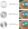 45mm Crochet Edge Rotary Cutter Blades, Skip Stitch Rotary Blades Fits , Perforating Rotary Replacement Blade, Pack of 6